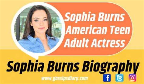 sophia burns bio|More.